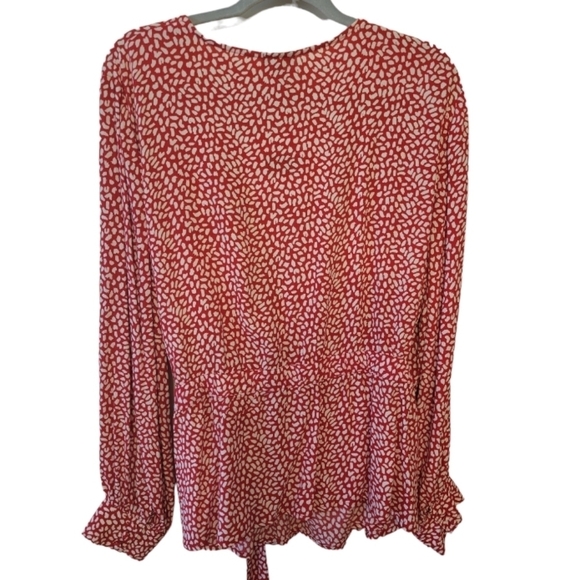 Talbots Wrap Blouse Top Size 2X - Picture 3 of 4